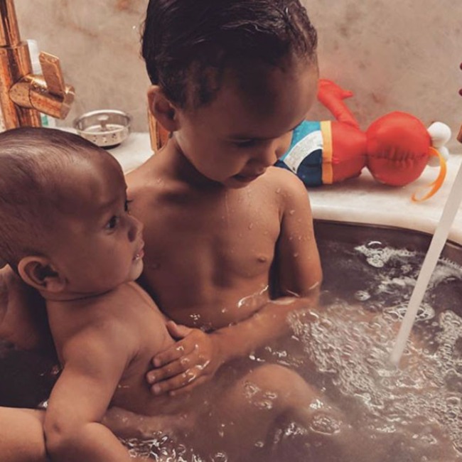 Miles Stephens, Luna Stephens, John Legend,